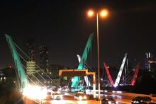 Photo of أمانة عمان تضيء جسر عبدون بألوان علم دولة الإمارات